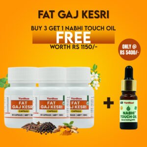 Vardhan Fat Gaj Kesri Capsules Combo