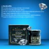 Key benefits of Vardhan Him Power Shilajit GSD Kashmiri – Promotes stamina, immunity, and vitality with precious bhasmas.